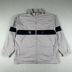 Vintage Nike US Air Force Jacket Men's XL Gray Full Zip Windbreaker